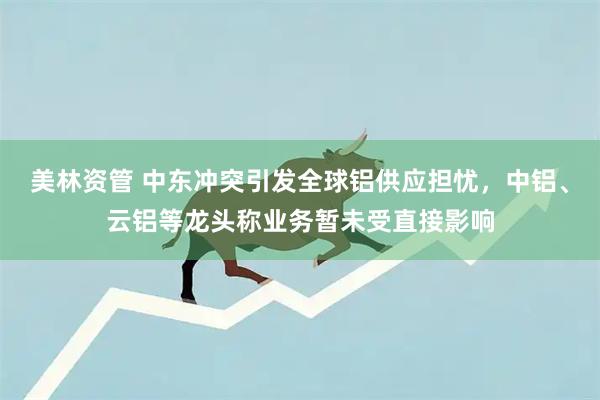美林资管 中东冲突引发全球铝供应担忧，中铝、云铝等龙头称业务暂未受直接影响